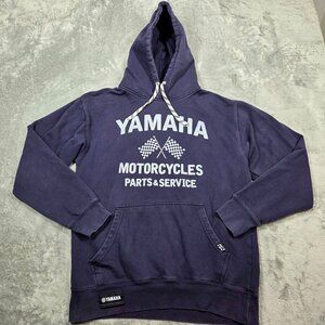 Yamaha Factory Effex Hoodie Mens Medium Navy Blue Motorcycle Parts & Service